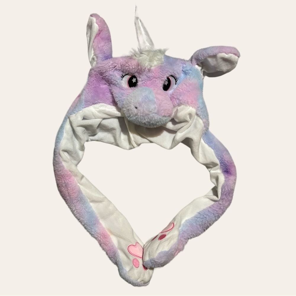 🎉Purple Unicorn jumping ear hat